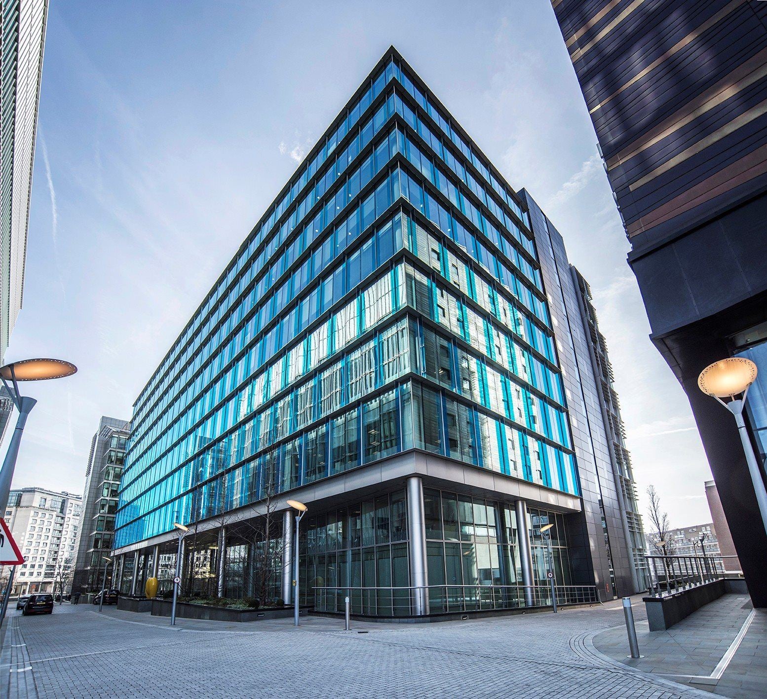 Modern office building in London requiring professional deep cleaning
